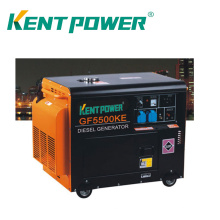 (5Kw 5kVA 5000Watts) Soundproof Air Cooled Silent Electric Start Diesel Portable Power Generator Set